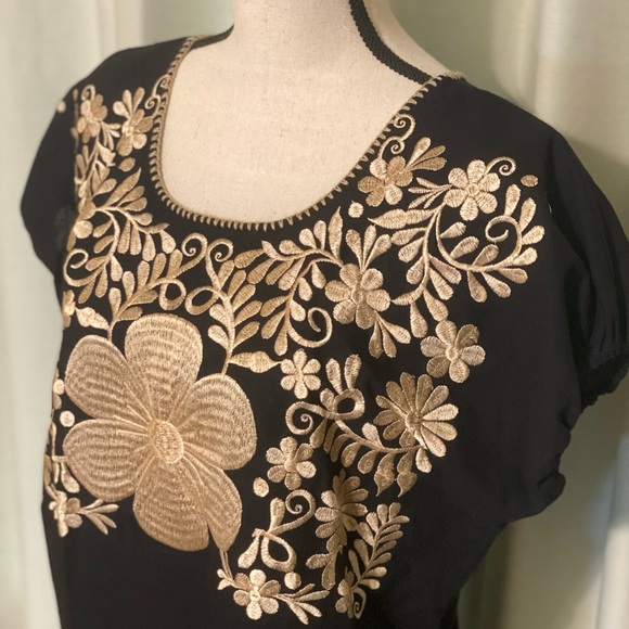 Embroidered Mexican Dress - Picture 2 of 7